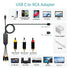 6Ft 3 USB C to RCA Cable Adapter, Wired Type-C to RCA Screen Mirroring with USB A&USB C(Charging),USB C Male to RCA