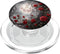 Gothic Moon Red Rose Flowers Night Floral PopSockets MagSafe PopGrip for iPhone