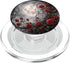 Gothic Moon Red Rose Flowers Night Floral PopSockets MagSafe PopGrip for iPhone