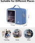 MATEIN Electronics Organizer Bag, Double Layers Tech Organizer with Handle for Cable, Charger, Phone, Ipad Mini, Blue