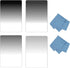 SIOTI ND Filter, Gradient ND Square Filter Kit 4X6'' (100X150mm) with Gradient ND2, ND4, ND8 & ND16 for Cokin Z Lee