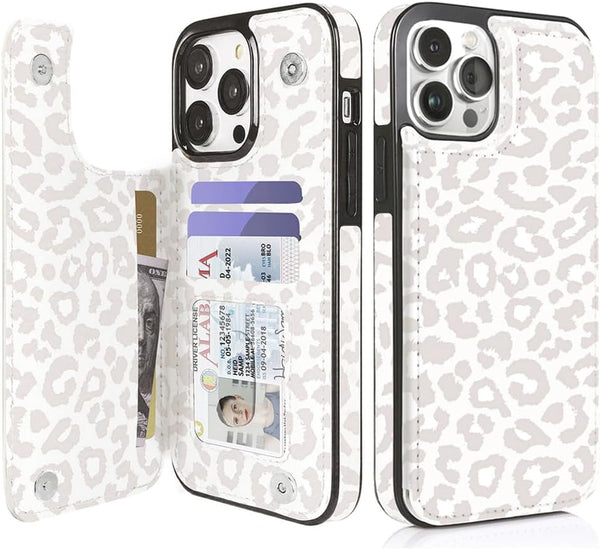 uCOLOR Wallet Case for iPhone 13 Pro Max, 6.7" Folio Flip PU Leather with Card Holder and RFID