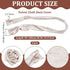 2PCS 39inch BENECREAT Chandelier Chain Cover, Fabric Cord Cover, Velvet Cloth Chain Sleeve for Electric Wire Lamp