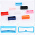 SAVITA 8pcs 22mm Watch Strap Holder Loop, Multi Colors Silicone Keeper for Smartwatch Band Wristband