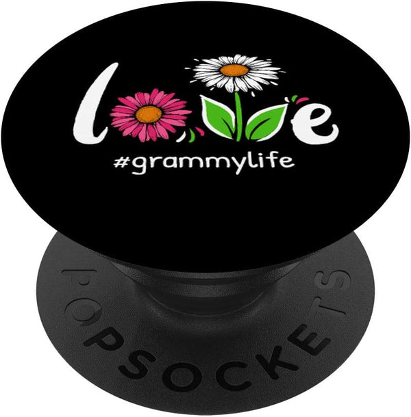 PopSockets Swappable PopGrip - Love Grammy Life Floral Grandma Cute Grandmother Costume