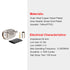 TNC Male Connector 10PCS, TNC Male Plug Crimp Connector for RG58/RG142/RG400/LMR195/KSR195/3D-FB Cable