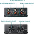 YGiTK 2-Way 2-in-1-Out/ 1-in-2-Out 3.5mm Stereo Audio Switcher Bi-Directional Aux & RCA L/R Audio Switch Selector Box