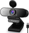 Hengway Webcam with Stereo Microphone and Privacy cover , FULL HD 1080P by