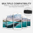 Virtual Reality VR Headset 3D Glasses, Support 4.7-7 Inch Version with Stereo Headphones for TV, Movies