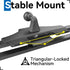 SkyTitan (4-Tab CD Slot Car Mount for Portable CarPlay Screens, Adjustable Angles, Low Profile and Sleek, Integrated
