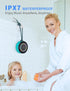 Soundace S6 IPX7 Waterproof Shower Speaker 5W Bass+ Bluetooth Speaker with Suction Cup Hook Lanyard RGB Light, Premium Mini Portable Outdoor Wireless Speaker for Bike Pool Beach