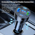 65W USB C Car Charger, PD30W &QC3.0 Fast Charging Car Cigarette Lighter Plug Adapter for iPhone/Android/Samsung Galaxy S10 S9 Plus and More(Black)