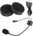 KIMISS BT17 Motorcycle Helmet Bluetooth Headset - Waterproof Stereo Music Headphones for Hands-Free Riding.
