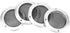 4pcs 2inch Car Speaker Grill Covers, Protective Decorative Audio Speaker Mesh Grille with ABS Plastic Frame