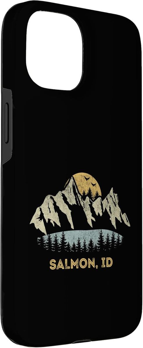 Salmon ID Lake Mountain Souvenir Sunset 15 Salmon Idaho Mountain Sunrise ID Case for iPhone