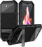 Heavy Duty Protection Case for iPhone 15, Built-in Lens Screen Protector, Rugged Stand, 360 Full Body Military Grade,