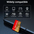 2 Pack Micro SD Card 32GB with SD Adapter High Speed Memory Card Up to 80Mb/s UHS-I Class 10 Memory TF Card for Tablet/Mobile Phone/Camera/Car Audio/Game Console (TF162 Red Gold 32GB)