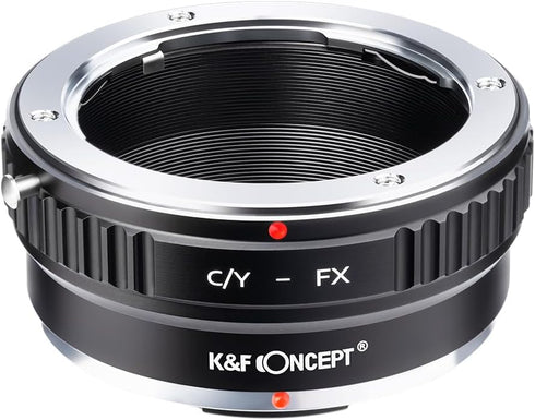 K&F CONCEPT X-Pro1 Lens Mount Adapter Compatible with Contax/Yashica (Also Know as c/y) Lens to Fujifilm Mirrorless