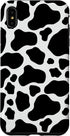 Fun Black and White Cow Print Phone Case for iPhone XS Max - Stylish and Unique Protection!