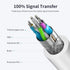 Short USB 3.0 Extension Cable White 1 ft, VCZHS USB 3.0 Male to Female Extender Cord