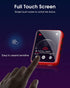 MP3 Player Bluetooth 5.3, Full Touch Screen Mini Player, HiFi Lossless Music, FM Radio, Up to 128GB