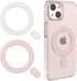 Universal MagSafe Ring, 2 PCS Magnetic Adapter Ring for Magsafe Accessories & Wireless Charging for iPhone 15/14/13