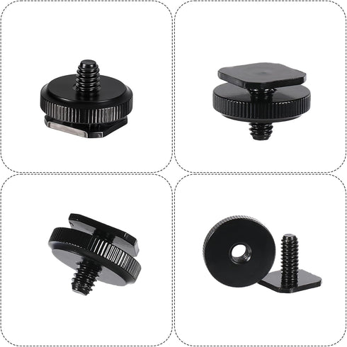 FdcLixuvol 4 1/4 Inch Pcs Camera Adapter Screws, Compatible with Versatile Flash Hot Shoe Mounts for DSLR Camera Rigs