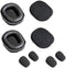 Global Teck Ear Pad Cushion Kit for Blue Parrott B350-XT Bluetooth Headset, 2 Leather Cushions, 2 Foam Earpads, 4