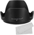 PATIKIL 72mm Reversible Flower Lens Hood Protector with Cloth for Nikon, Fujifilm, Pentax