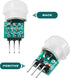 Weewooday 10 Am312 2.7v 12v Pieces Pir Sensor Mini Pir Motion Sensor Infrared Human Body Pyroelectric Infrared Motion
