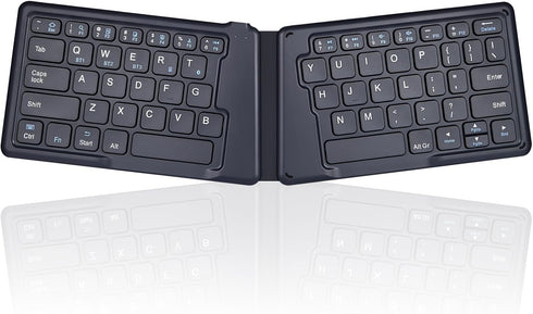 Perixx PERIBOARD-805E US Wireless Foldable Ergonomic Bluetooth Keyboard, Ultra-Thin X Type Keys for iOS, Android,