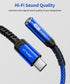 JSAUX 2-Pack USB Type C to 3.5mm Female Headphone Jack Adapter, USB C to Aux Audio Dongle Cable