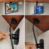Under-Cabinet Mount for Amazon Echo Show 15, Keeps Device Off Counter, Turns Side to Side, Black