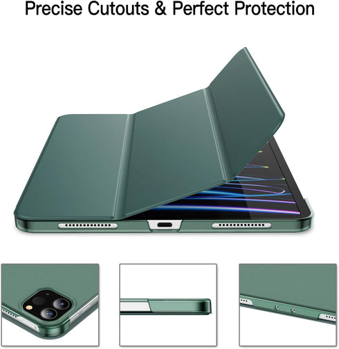 JETech Case for iPad Pro 11 Inch - Slim Stand Hard Back Shell Smart Cover with Auto Wake/Sleep