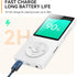 AGPTEK A02 MP3 5.3, 1.8 inch 128GB(White, 64GB) Player with Bluetooth Screen Portable Music Player with Speaker, FM