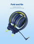 iClever Kids Headphones with Microphone, 85dB/94dB Volume Limited, Stereo 3.5mm Jack, Tangle-Free Wired Headphones for
