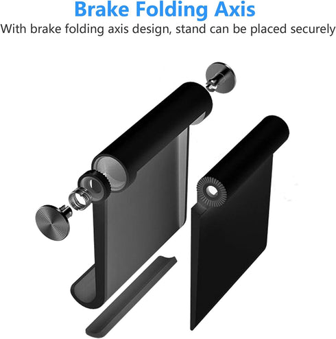 Adjustable Cell Phone Stand Holder - Foldable Desktop Phone Cradle Dock for iPhone, iPad, Tablet 4 to 7.9 Inch