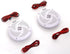 Pyle Marine Speakers - 4 Inch 2 Way Waterproof Outdoor Audio System with LED Lights, 100 Watt Power - 1 Pair - PLMRS43WL