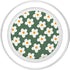 Retro 60s Flower Vintage Floral Pattern Sage Green Groovy PopSockets MagSafe PopGrip for iPhone