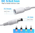 ANLINK 6ft 2M 12V 5.5mm 2.1mm DC Power Extension Cable, Premium Pure Copper DC Power Adapter Extension Cord x for CCTV