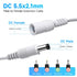 ANLINK 2 Pack 3ft 1M 12V 5.5mm 2.1mm DC Power Extension Cable, Premium Pure Copper DC Power Adapter Extension Cord x