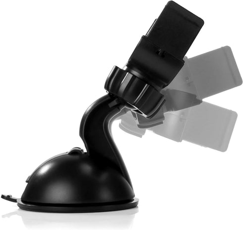 LIANSING Mobility Universal Smart Phone Car Mount with Suction for Dashboard/Windshield - Cell Phone Holder Compatible