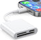 esbeecables SD Card Reader for iPhone iPad, Trail Game Camera SD Card Viewer