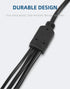 VMC-15FS VMC-30FS 10Pin 3RCA DCR-HC20 DCR-HC26 DCR-SR80 DCR-SR85 4.9ft Replacement AV A/V TV Video Cable AV TV-Out