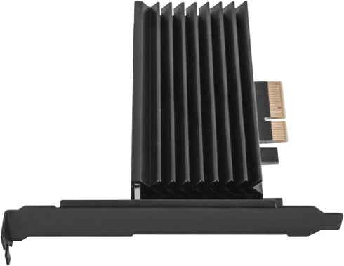 SilverStone Technology ECM24-ARGB M.2 NVMe SSD NGFF M Key to PCIe x4 ARGB Adapter Card with Heatsink