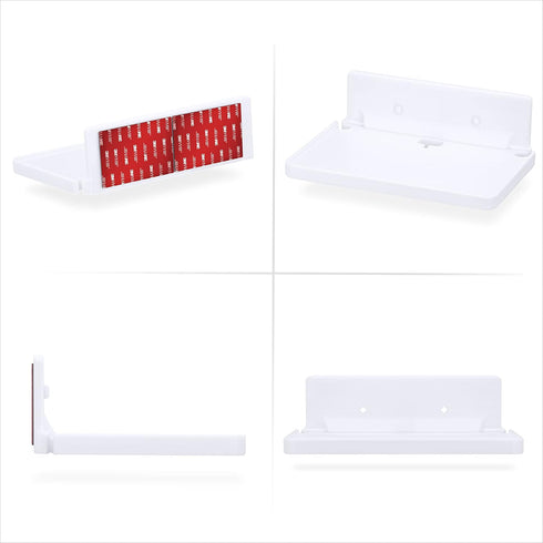 8 Shelf Wall Mount for Speakers, Security Cameras, Baby Monitors, Plants Toys & More, Floating Shelves, Adhesive