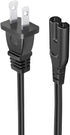 Trospow M8-F 8.2ft 2 M8-F Power Cord Replacement for AuKing Mini Projector Prong AC Power Cord Cable AuKing Mini