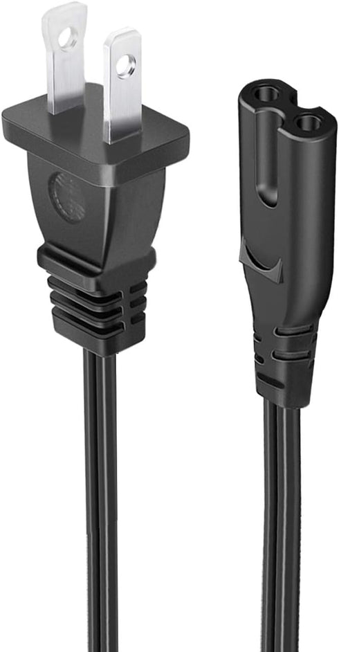 8.2ft 2 Prong AC Power Cord Replacement for HP Officejet Pro 9015 9025 8025 8035, Pagewide Pro Printer Power Cable