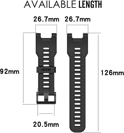 QGHXO Band for Amazfit T-Rex – Soft Silicone Replacement Band for Amazfit T-Rex/T-Rex Pro Smartwatch