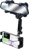Large Rearview Mirror Phone Holder, 360° Rotatable and Retractable, Anti-Shake Design for All Phones